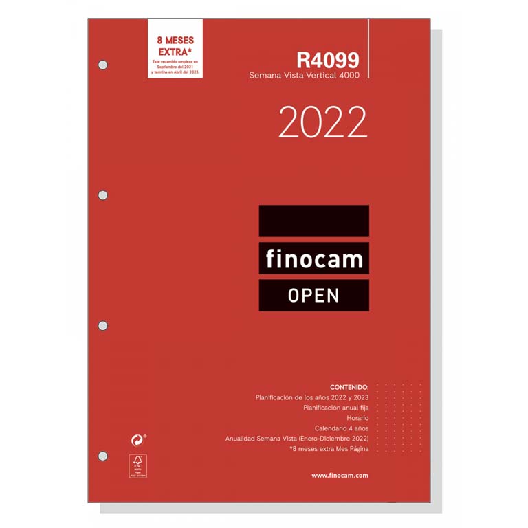 RECAMBIO FINOCAM OPEN SEMANA/VISTA R4099