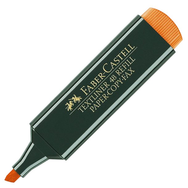 ROTULADOR MARCADOR FLUORESCENTE FABER-CASTELL TEXTLINER NARANJA FLUOR