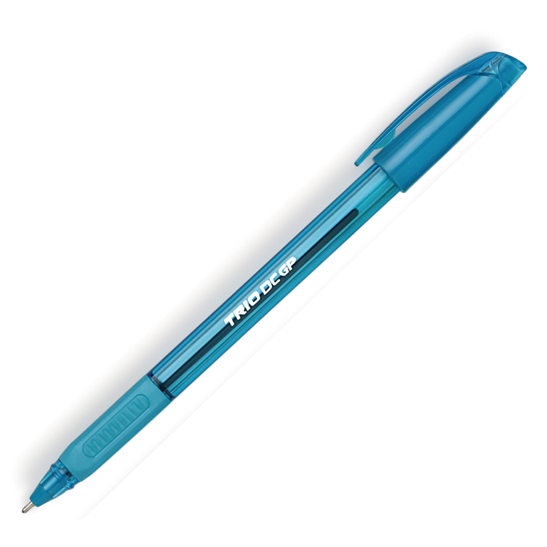 BOLÍGRAFO CAPUCHON PLUS TRIO UNIMAX COLOR AZUL CLARO TURQUESA